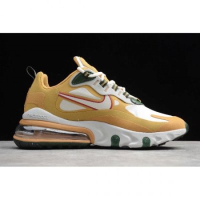 Nike Air Max 270 React Altın / Açık Kahverengi Koşu Ayakkabısı Türkiye - 4GY5SW1Y